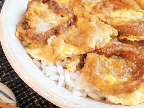 ♪オニオンリングが残ったら♡揚げ玉ねぎの玉子丼♪